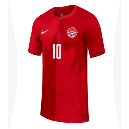 Kanada Jonathan David #10 Replika Hemmatröja Damer VM 2026 Kortärmad